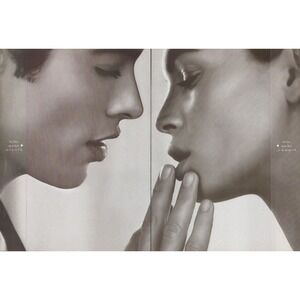 Vintage 1999 Calvin Klein Vintage Print Ad Fragrance Fashion 2 Page y2k Decor